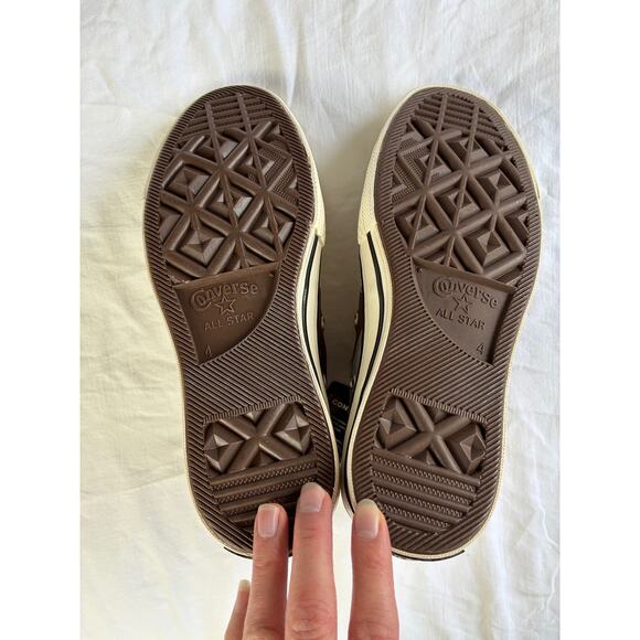 NWOB Converse Chuck 70 Hi‎ Metallic Rainbow Women 6 Pure Silver/Egret Sneaker - Picture 9 of 11